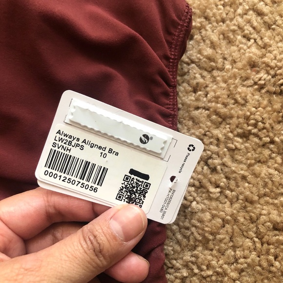 ❌SOLD❌NWT Lululemon Always Aligned Bra - Picture 3 of 4